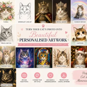Personalise Your Cat Art